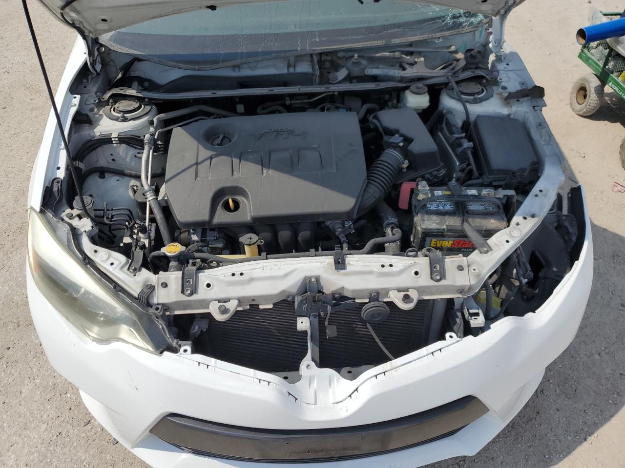 2015 Toyota Corolla VIN 5YFBURHE6FP216760 Copart auction photo, rear end / side damage thumbnail 11