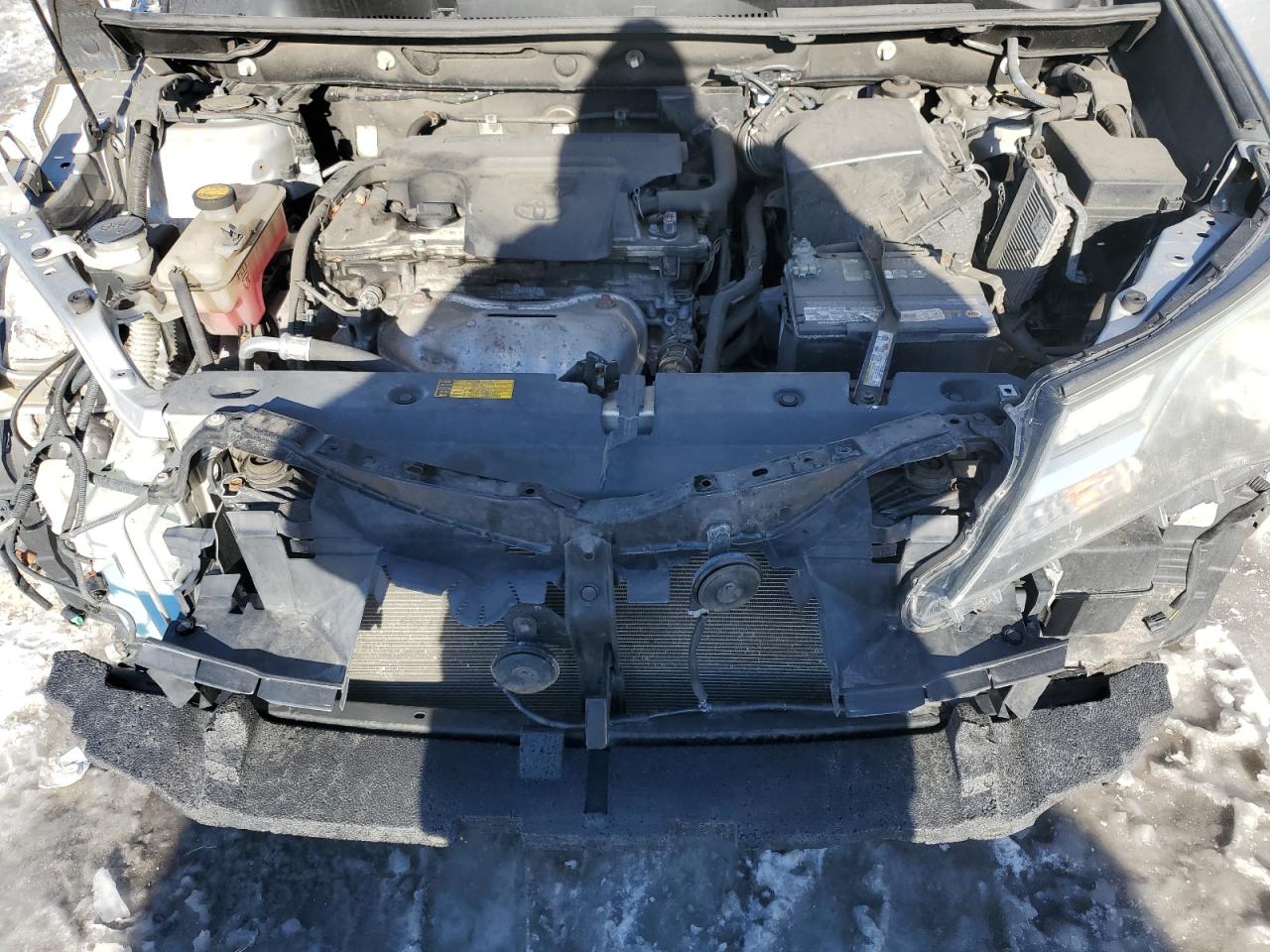 2014 Toyota RAV 4 VIN 2T3RFREV2EW207524 Copart auction photo, front end / side damage thumbnail 12
