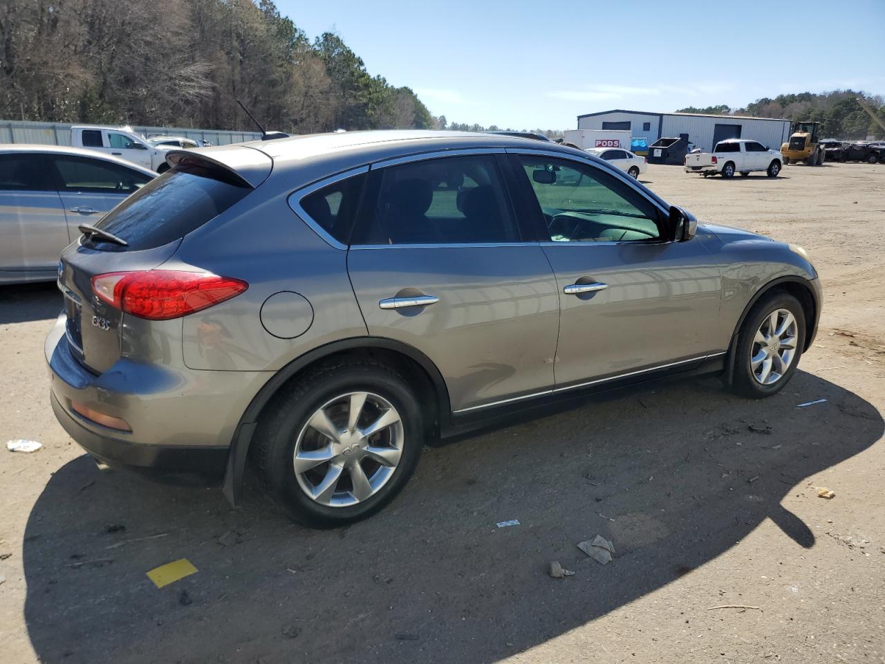 2008 Infiniti EX VIN JNKAJ09EX8M301409 Copart auction photo, hail / minor dent/scratches damage thumbnail 3