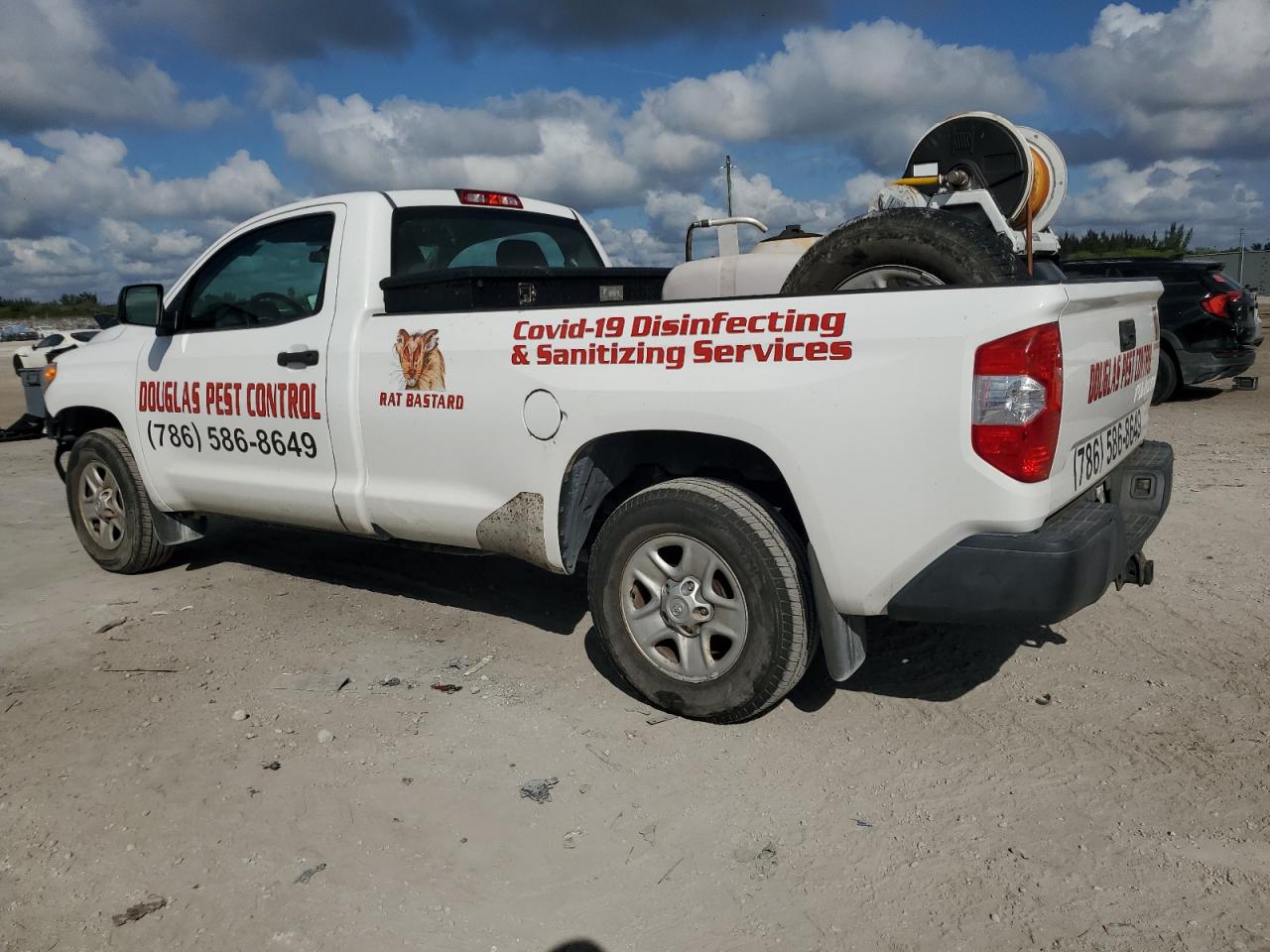 2015 Toyota Tundra VIN 5TFNY5F15FX186405 Copart auction photo, front end / side damage thumbnail 2