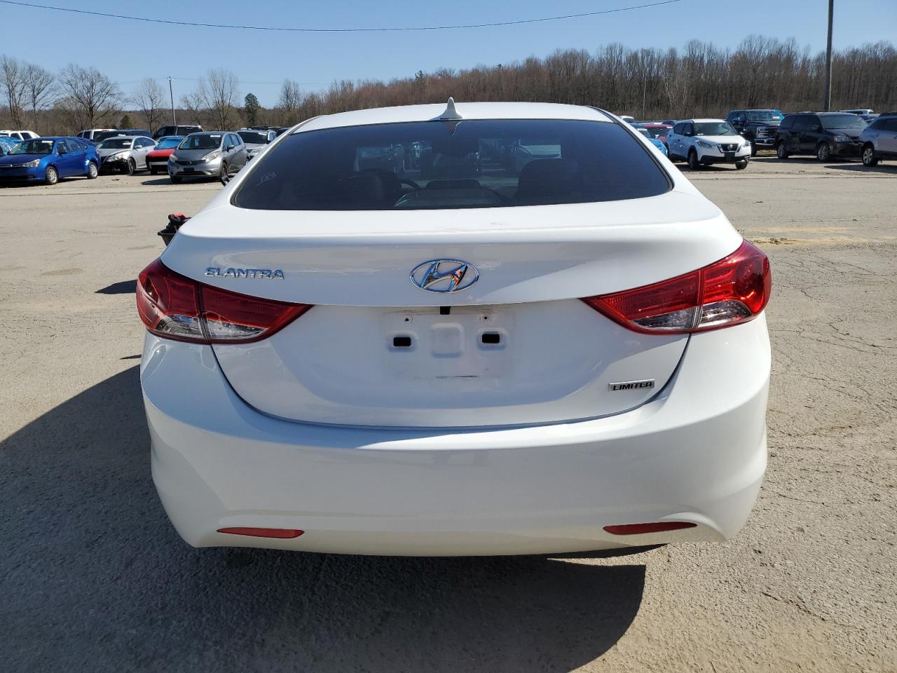 2013 Hyundai Elantra VIN 5NPDH4AE5DH422821 Copart auction photo, front end damage thumbnail 6