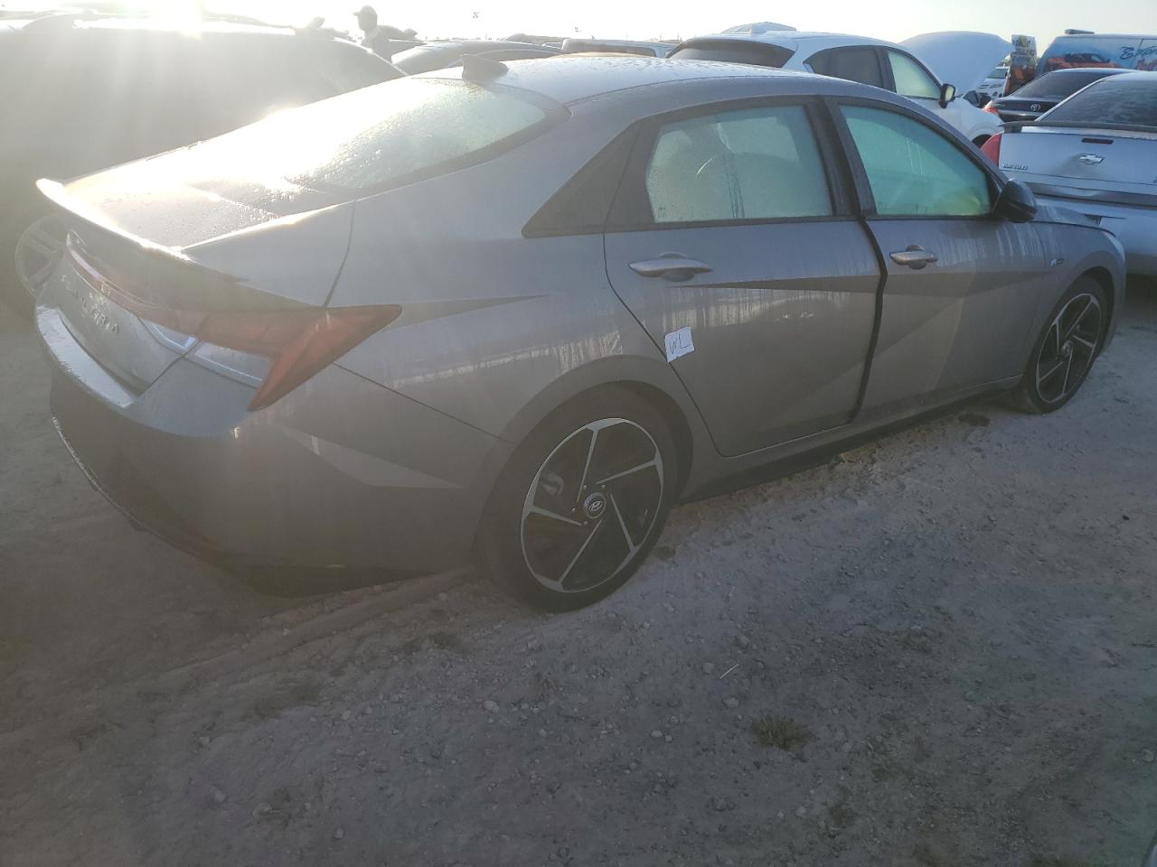 2023 Hyundai Elantra VIN KMHLR4AF3PU581165 Copart auction photo, water/flood damage thumbnail 3