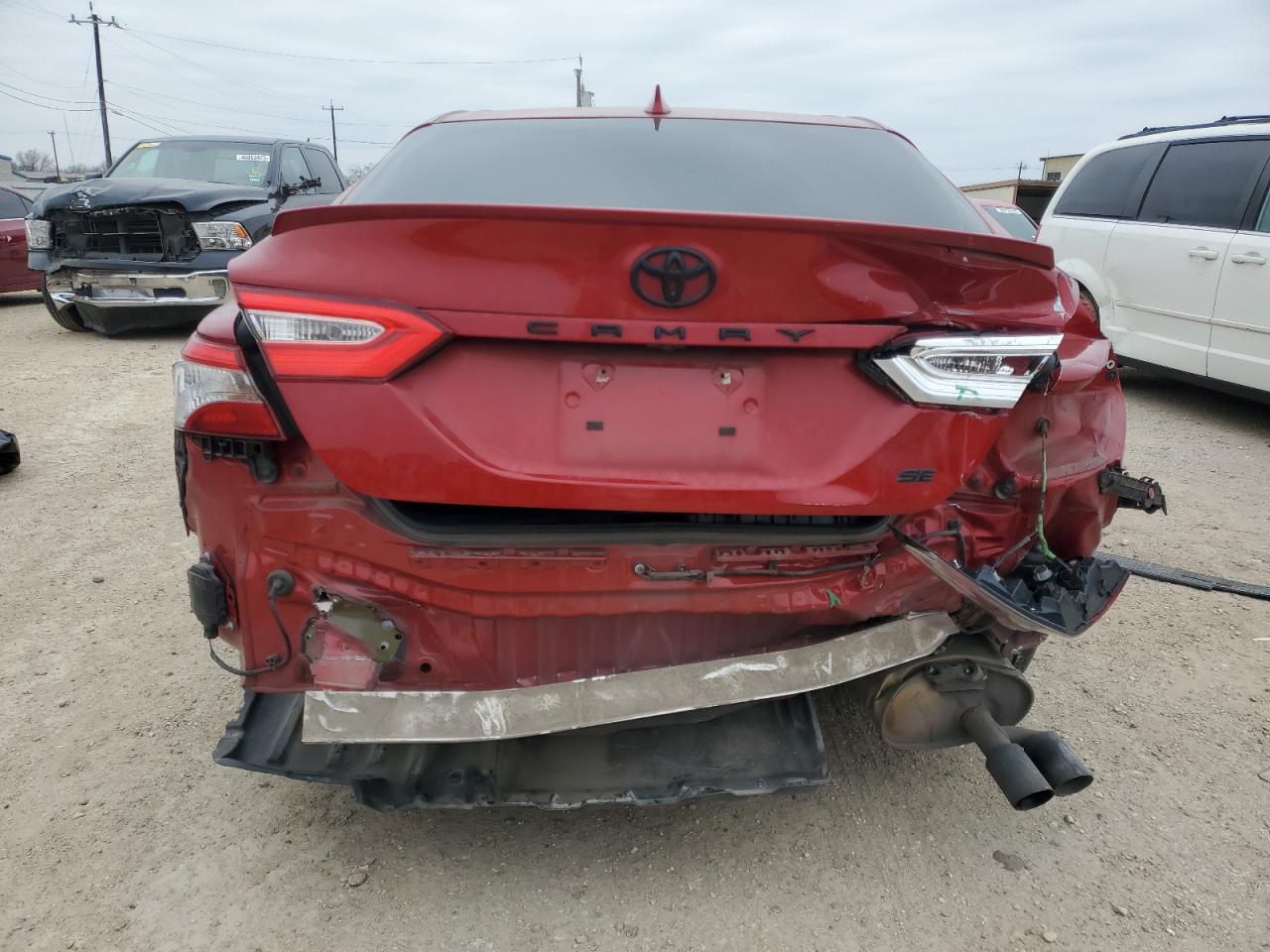 2020 Toyota Camry VIN 4T1M11AK8LU328277 Copart auction photo, rear end / minor dent/scratches damage thumbnail 6