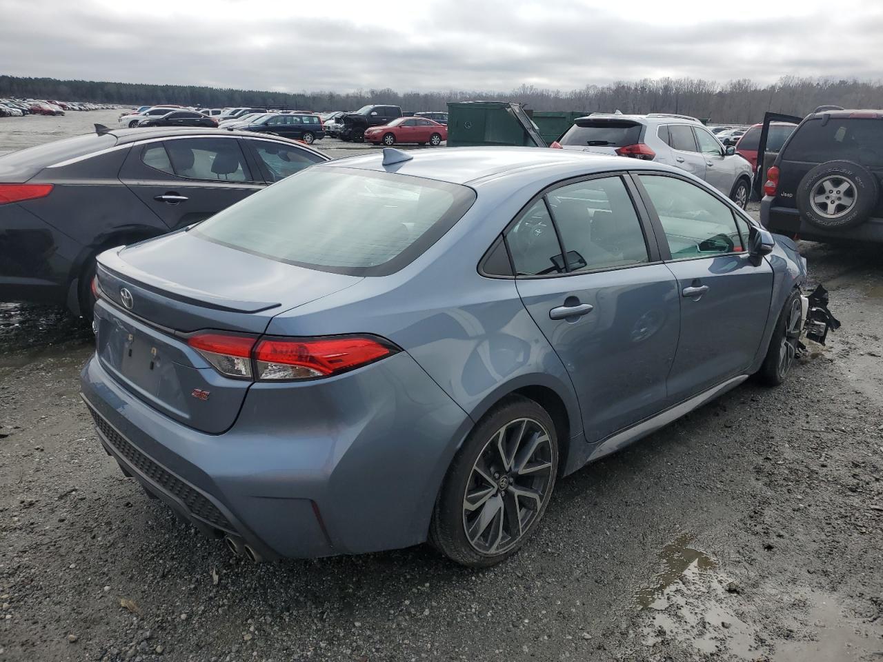 2022 Toyota Corolla VIN 5YFS4MCE9NP130786 Copart auction photo, front end damage thumbnail 3