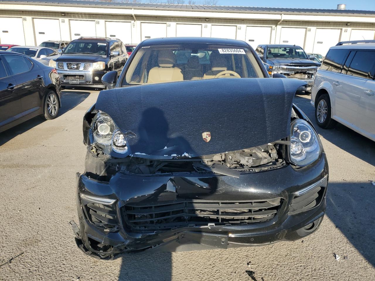 2016 Porsche Cayenne VIN WP1AA2A27GLA11176 Copart auction photo, front end damage thumbnail 5