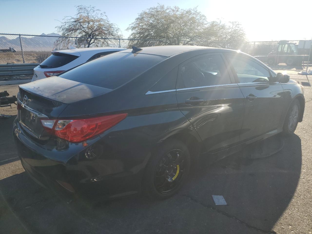 2014 Hyundai Sonata VIN 5NPEB4AC7EH920217 Copart auction photo, side damage thumbnail 3