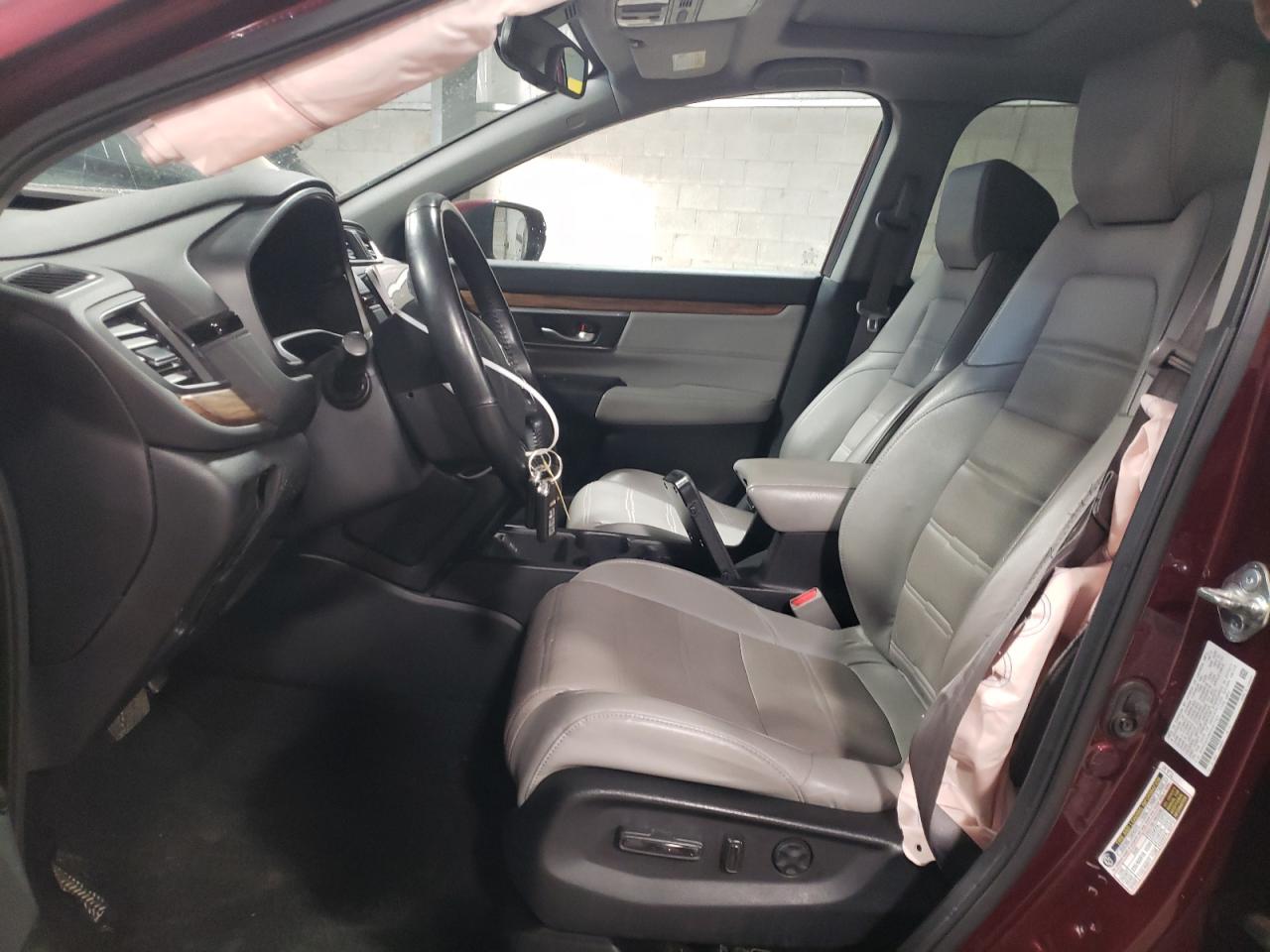 2017 Honda CR-V VIN 2HKRW2H86HH677421 Copart auction photo, side / rear end damage thumbnail 7