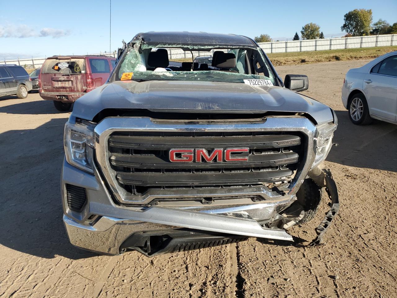 2019 GMC Sierra VIN 1GTR9AEH2KZ424120 Copart auction photo, all over damage thumbnail 5