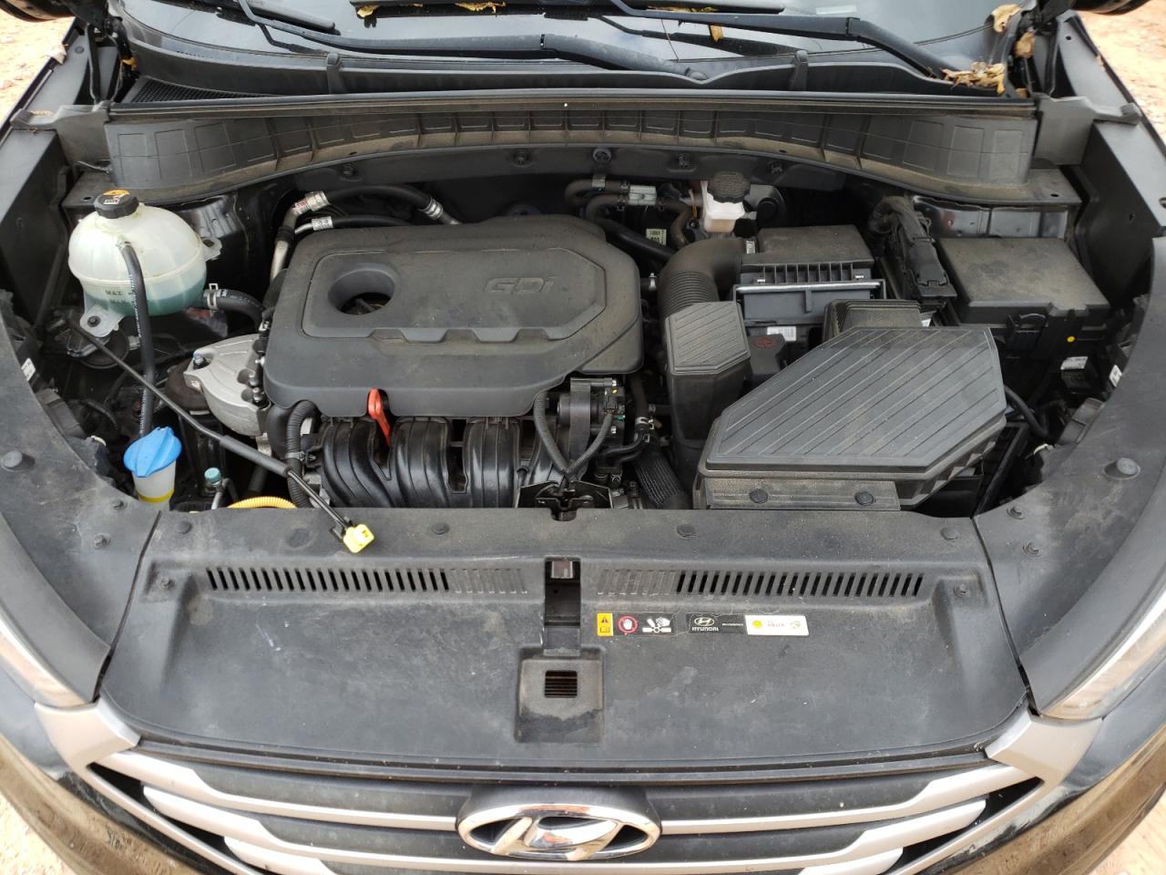 2018 Hyundai Tucson VIN KM8J33AL4JU705492 Copart auction photo, side / front end damage thumbnail 12