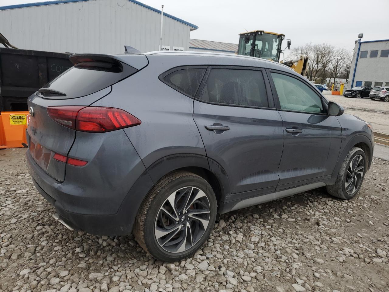 2021 Hyundai Tucson VIN KM8J33AL7MU390434 Copart auction photo, rear end damage thumbnail 3