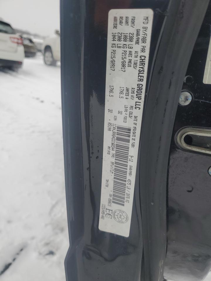 2013 Jeep Liberty (Patriot) VIN 1C4NJRAB4DD166544 Copart auction photo, side damage thumbnail 14