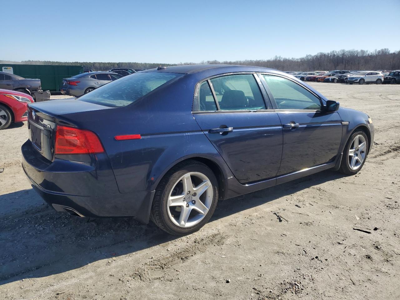 2005 Acura TL VIN 19UUA65535A073582 Copart auction photo, side damage thumbnail 3