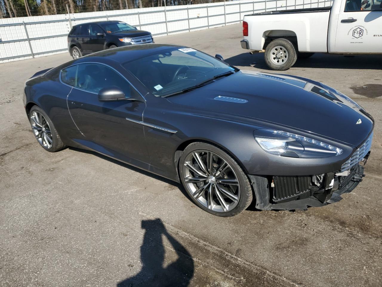 2014 Aston Martin DB9 VIN SCFFDAAM7EGA15331 Copart auction photo, front end damage thumbnail 4