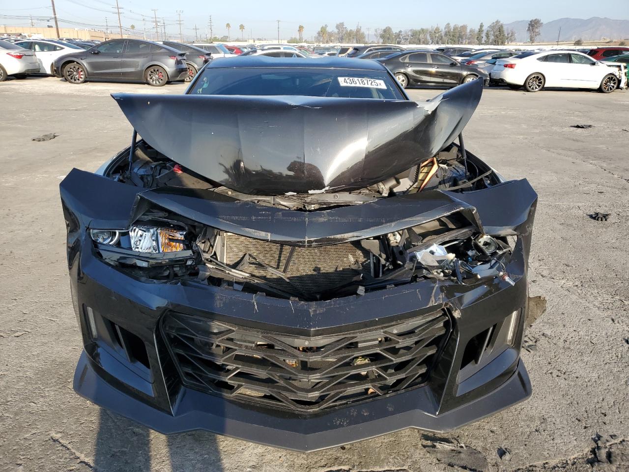 2017 Chevrolet Camaro VIN 1G1FB1RX2H0142073 Copart auction photo, front end damage thumbnail 5