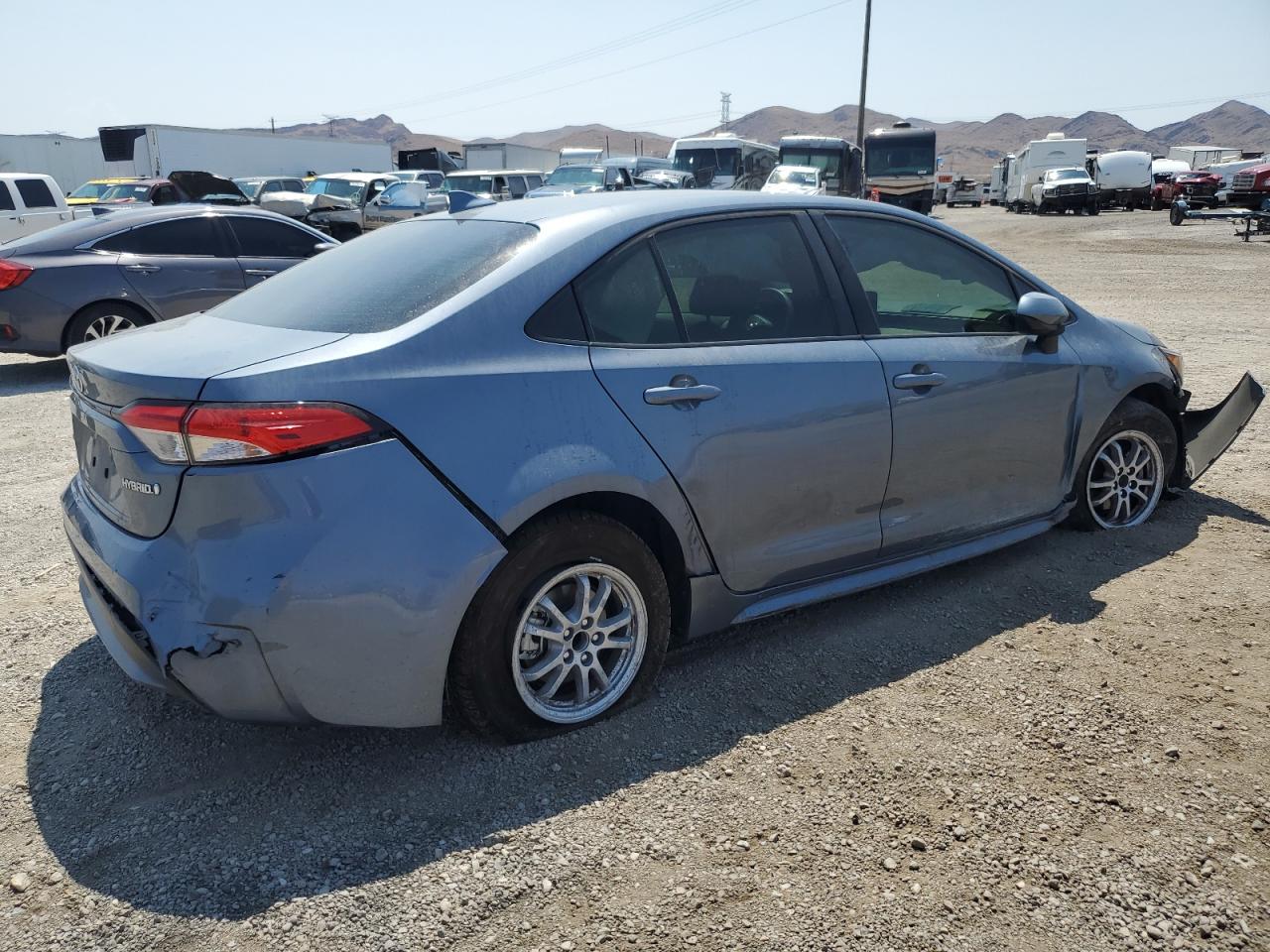 2022 Toyota Corolla VIN JTDEAMDE9N3004506 Copart auction photo, all over damage thumbnail 3