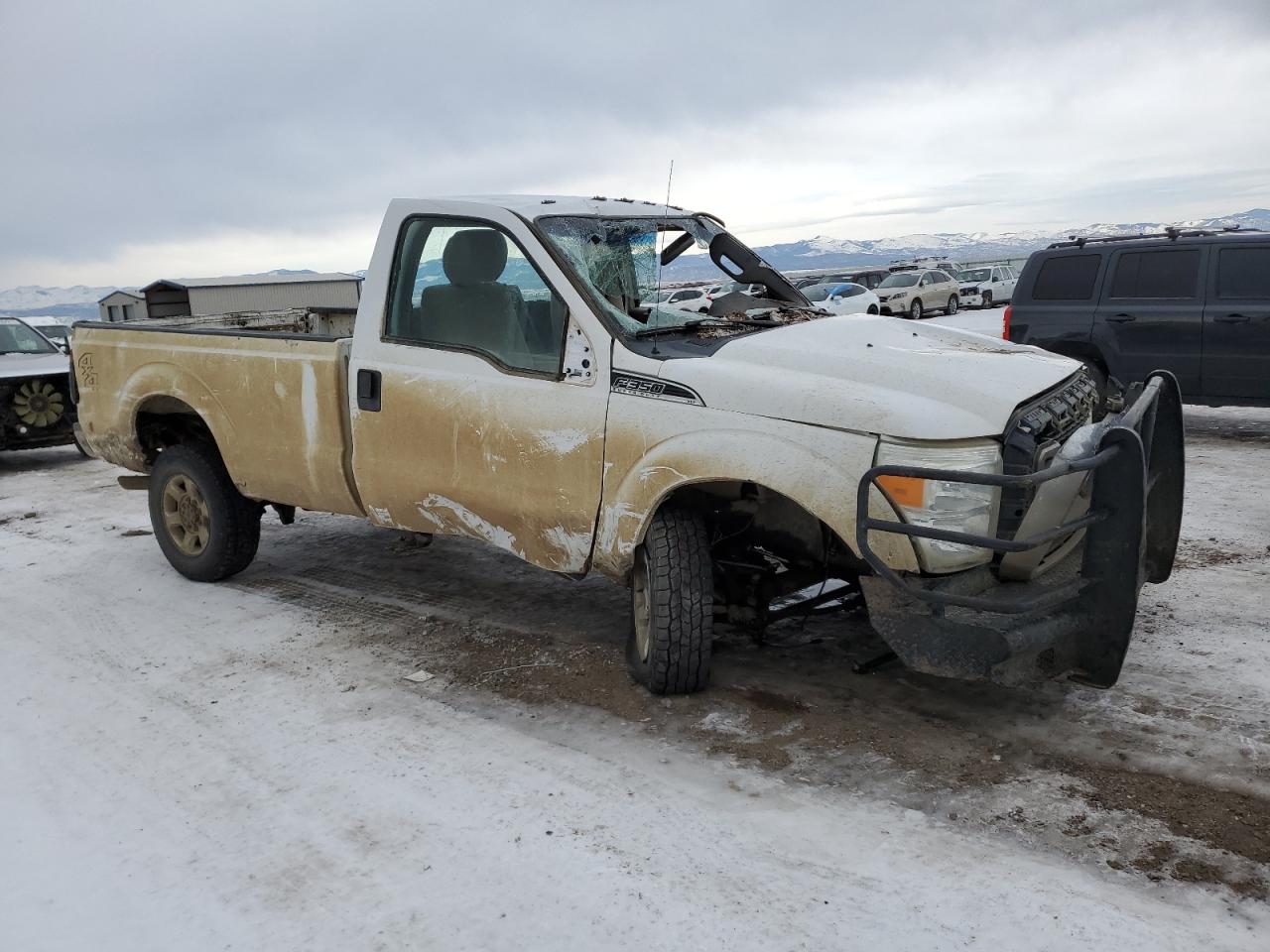 2013 Ford F350 VIN 1FTRF3B61DEA61648 Copart auction photo, all over / undercarriage damage thumbnail 4