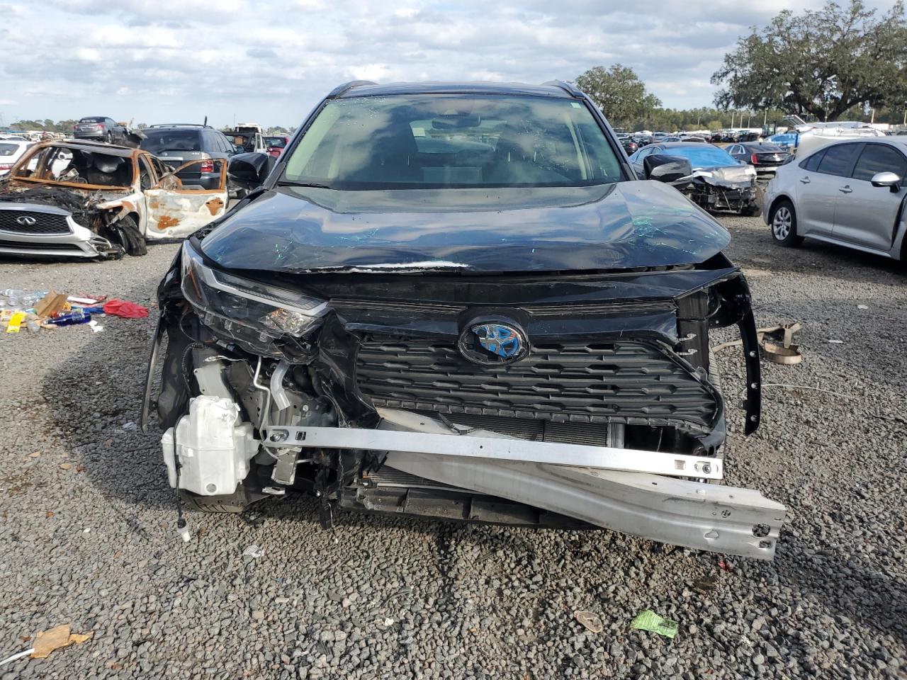 2022 Toyota RAV 4 VIN JTMRWRFV2NJ055144 Copart auction photo, front end damage thumbnail 5