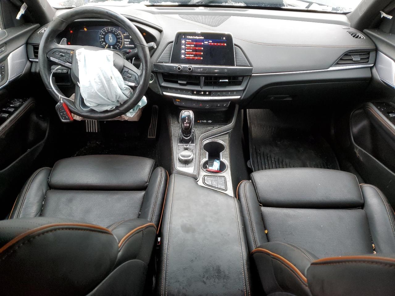 2021 Cadillac CT4 VIN 1G6DH5RL5M0115965 Copart auction photo, front end damage thumbnail 8