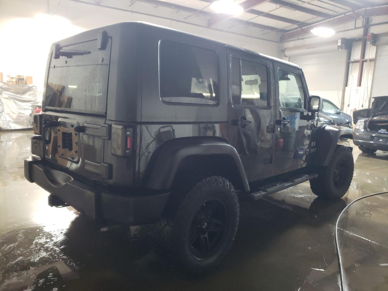 2008 Jeep Wrangler VIN 1J4GA39198L574366 Copart auction photo, side damage thumbnail 3