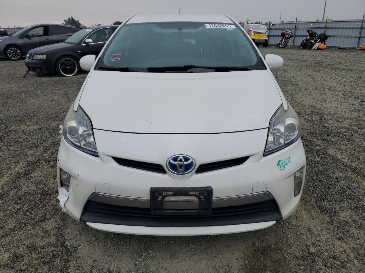 2015 Toyota Prius VIN JTDKN3DPXF3065576 Copart auction photo, rear end / all over damage thumbnail 5