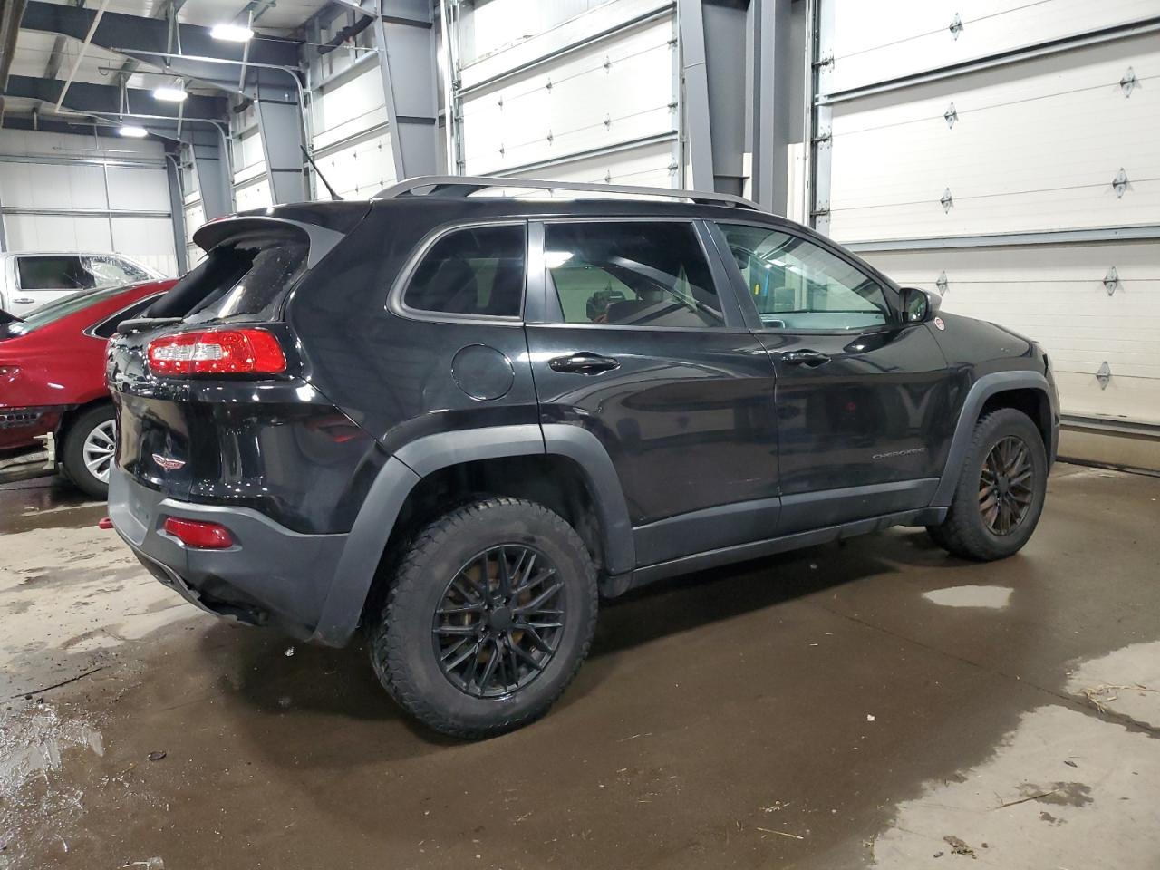 2014 Jeep Cherokee VIN 1C4PJMBS5EW294212 Copart auction photo, vandalism damage thumbnail 3