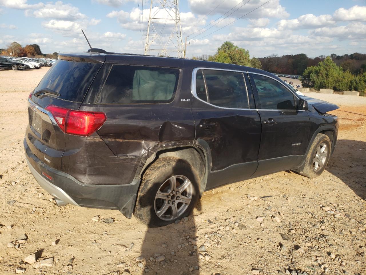 2018 GMC Acadia VIN 1GKKNRLS8JZ192894 Copart auction photo, all over damage thumbnail 3