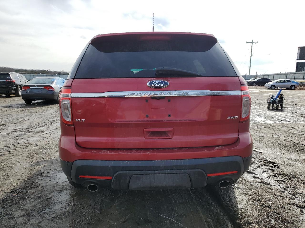 2012 Ford Explorer VIN 1FMHK8D83CGA07656 Copart auction photo, front end / undercarriage damage thumbnail 6