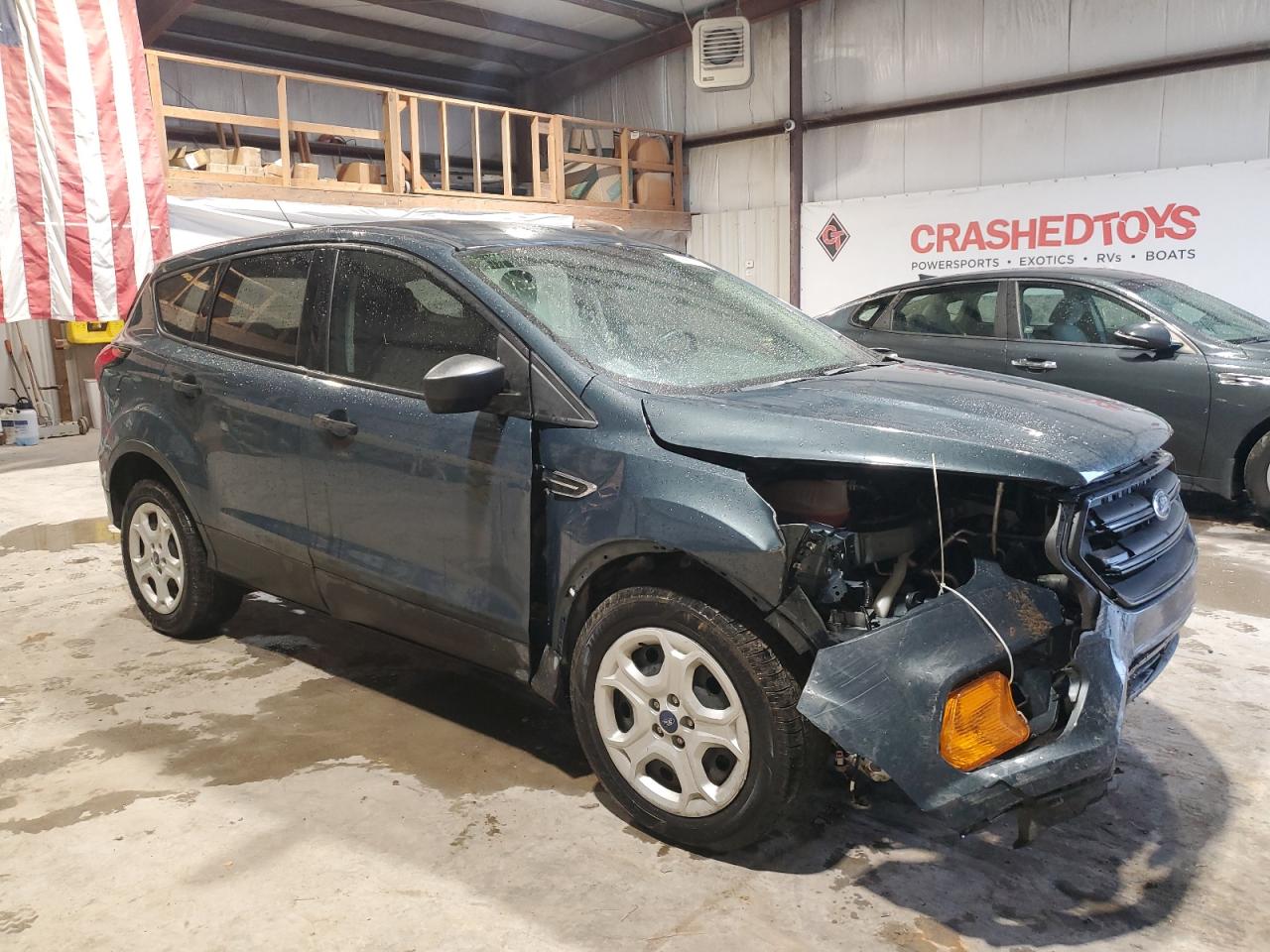 2019 Ford Escape VIN 1FMCU0F79KUA38517 Copart auction photo, front end damage thumbnail 4