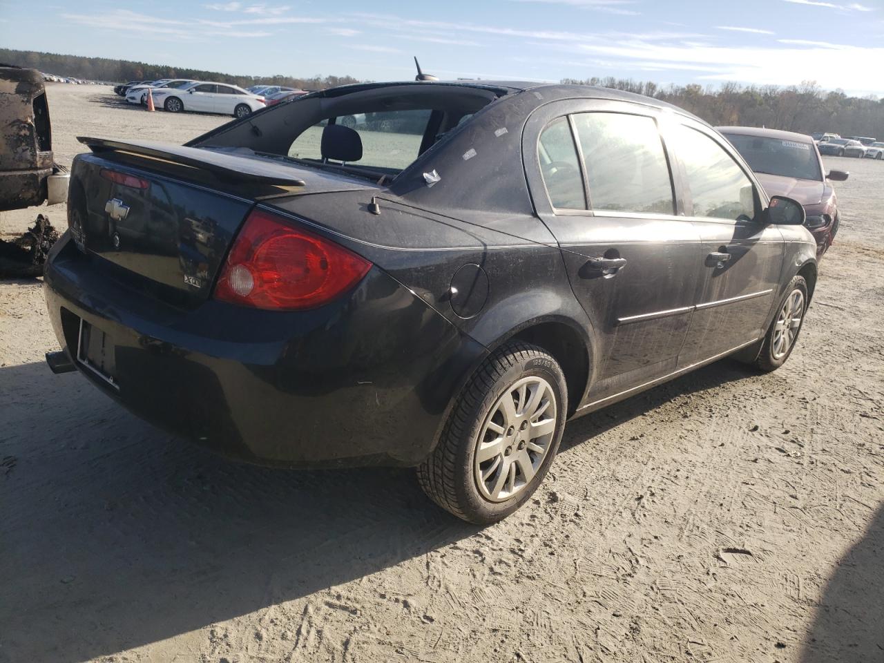 2010 Chevrolet Cobalt VIN 1G1AC5F53A7161858 Copart auction photo, top/roof / minor dent/scratches damage thumbnail 3