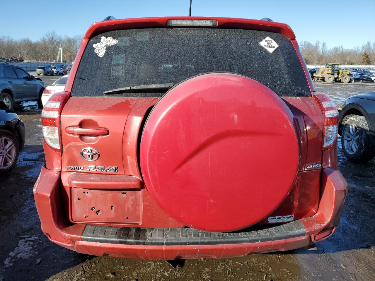 2010 Toyota RAV 4 VIN 2T3JF4DV9AW041191 Copart auction photo, rear end damage thumbnail 6