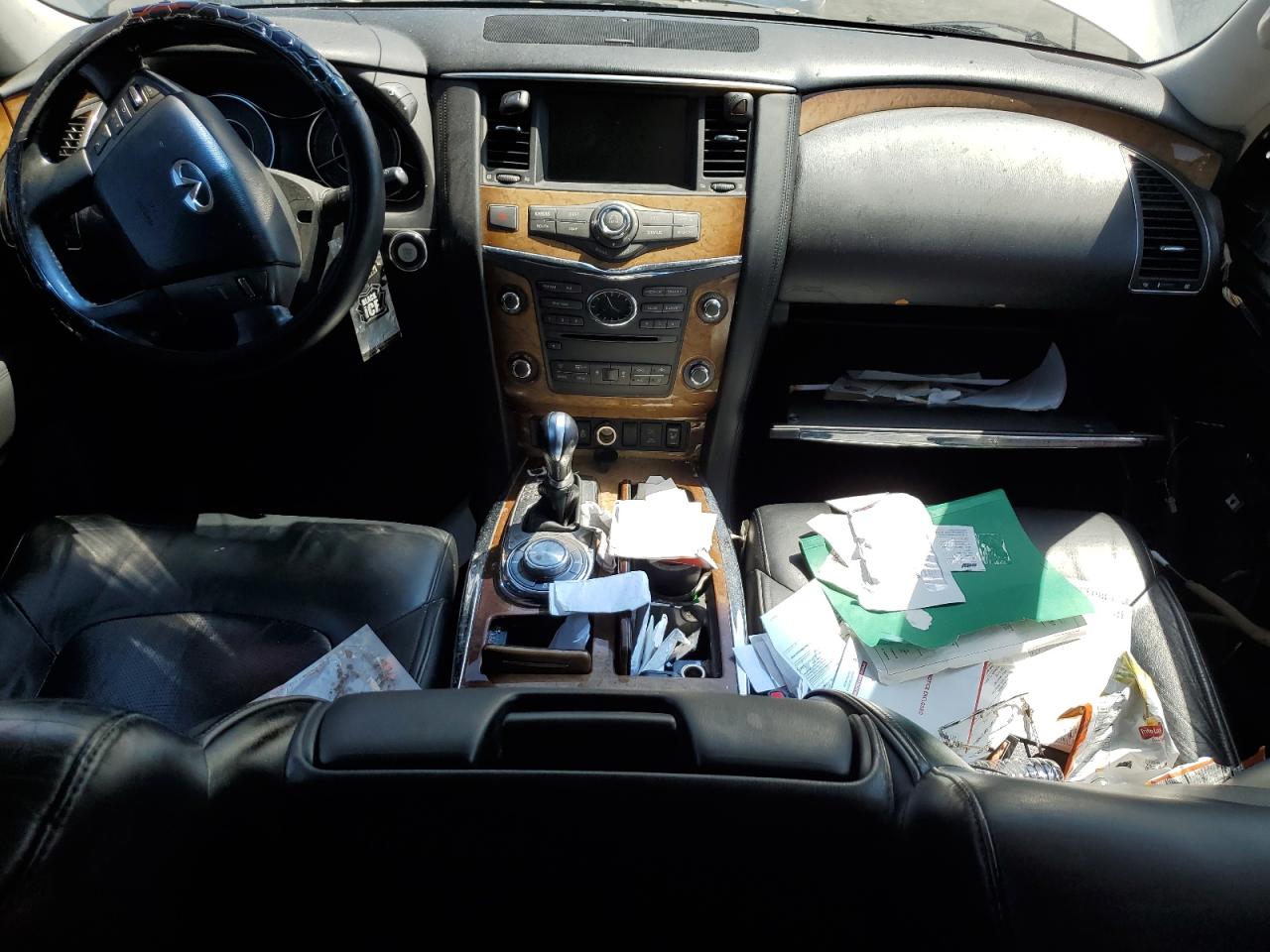 2011 Infiniti QX56 VIN JN8AZ2NE1B9005513 Copart auction photo, undercarriage / minor dent/scratches damage thumbnail 8