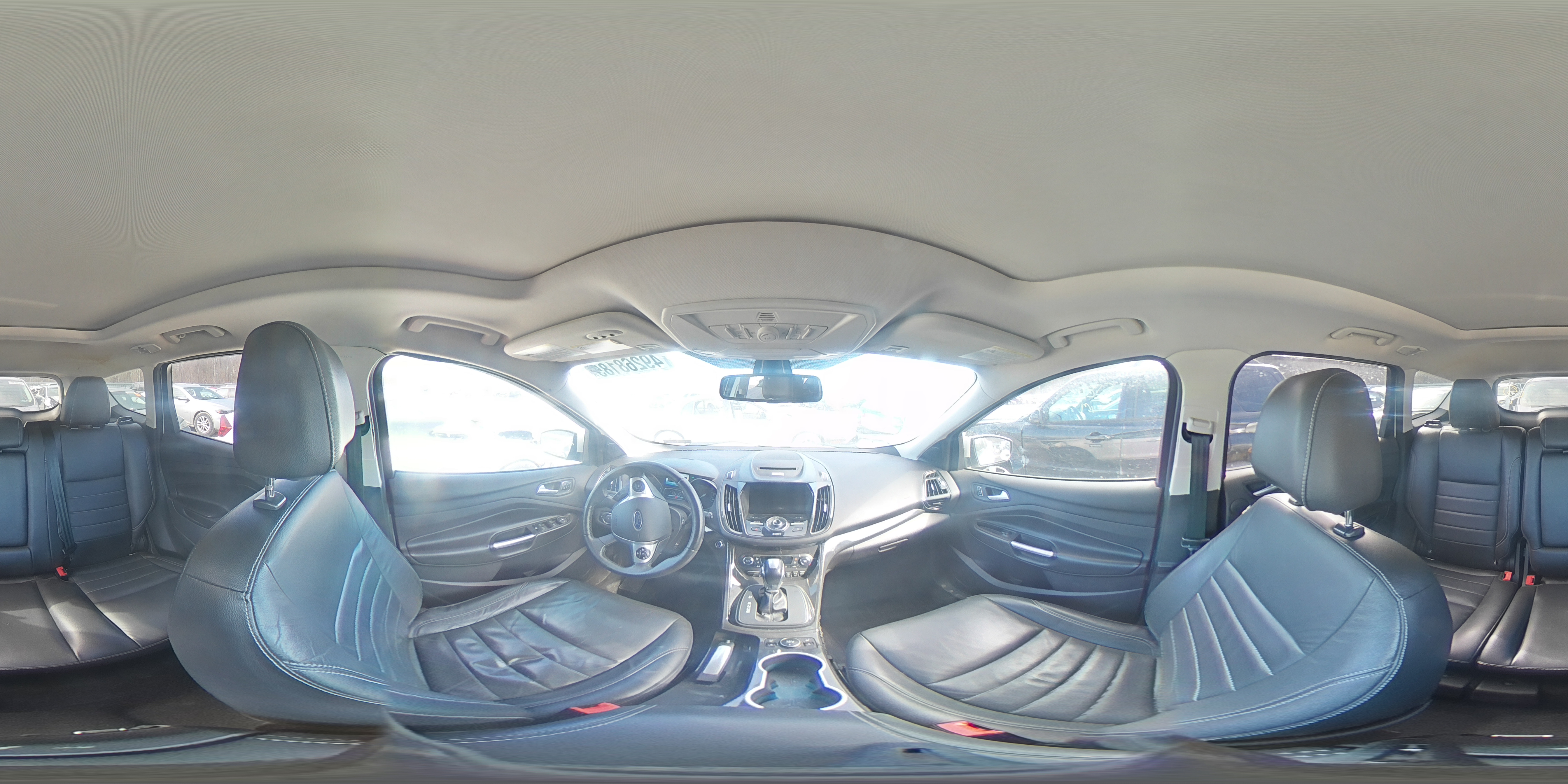 2015 Ford Escape VIN 1FMCU9J9XFUA15864 Copart auction photo, front end damage thumbnail 13