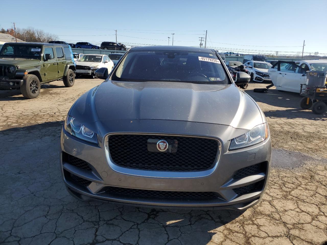 2019 Jaguar F-Pace VIN SADCJ2FX3KA395528 Copart auction photo, side damage thumbnail 5