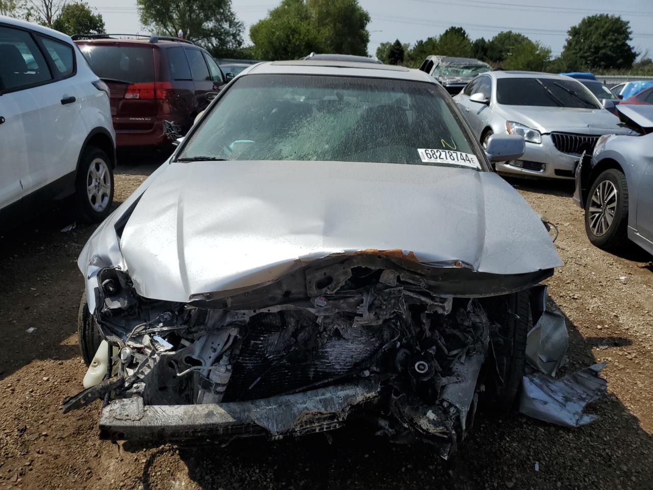 2003 Acura TL VIN 19UUA56603A031529 Copart auction photo, front end damage thumbnail 5