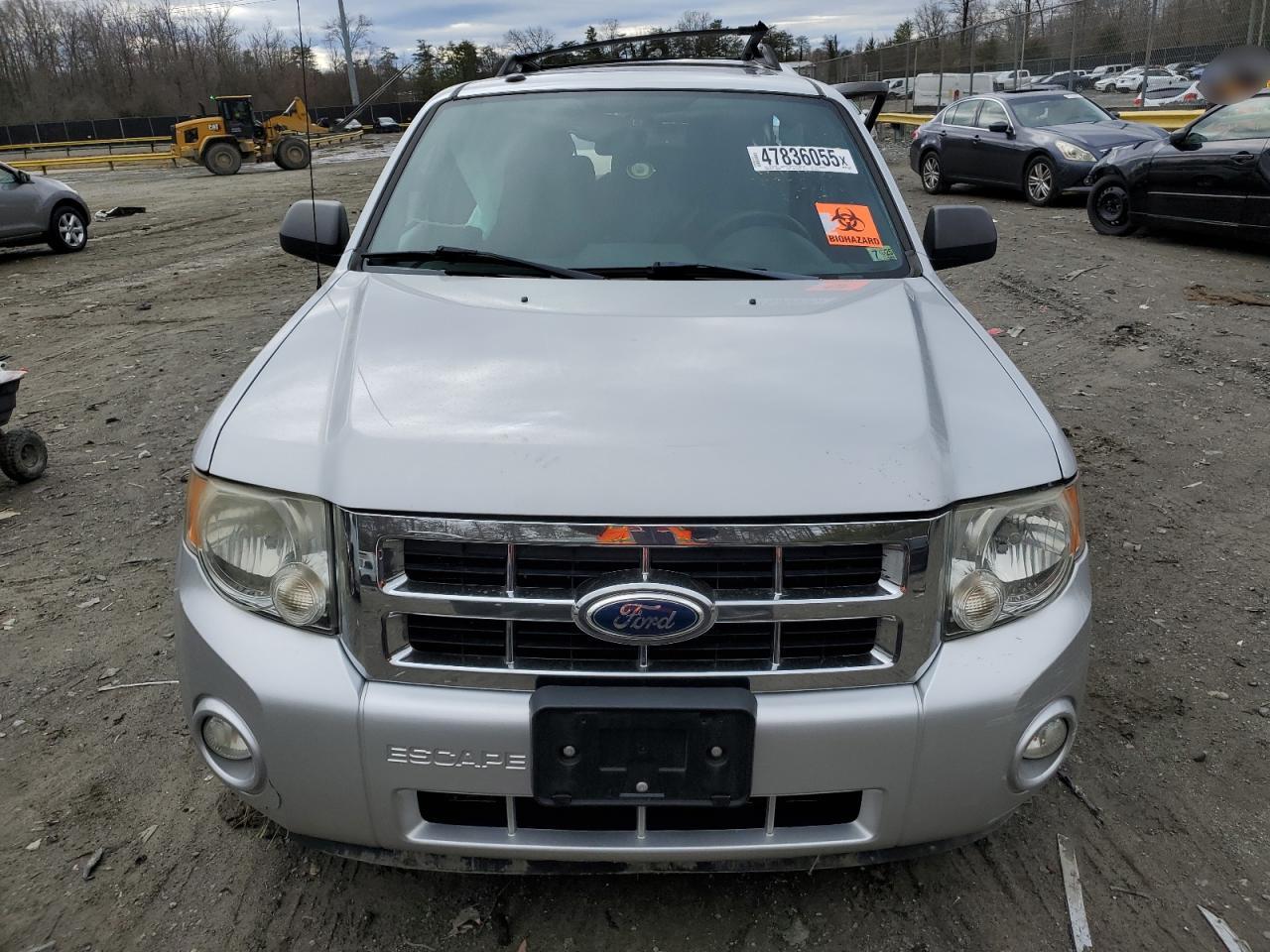 2012 Ford Escape VIN 1FMCU0D7XCKB00541 Copart auction photo, rear end / side damage thumbnail 5