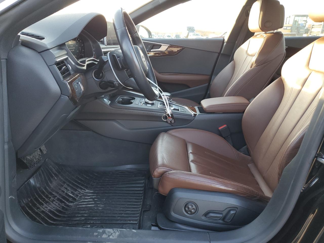 2018 Audi A5 VIN WAUENCF54JA009501 Copart auction photo, side damage thumbnail 7