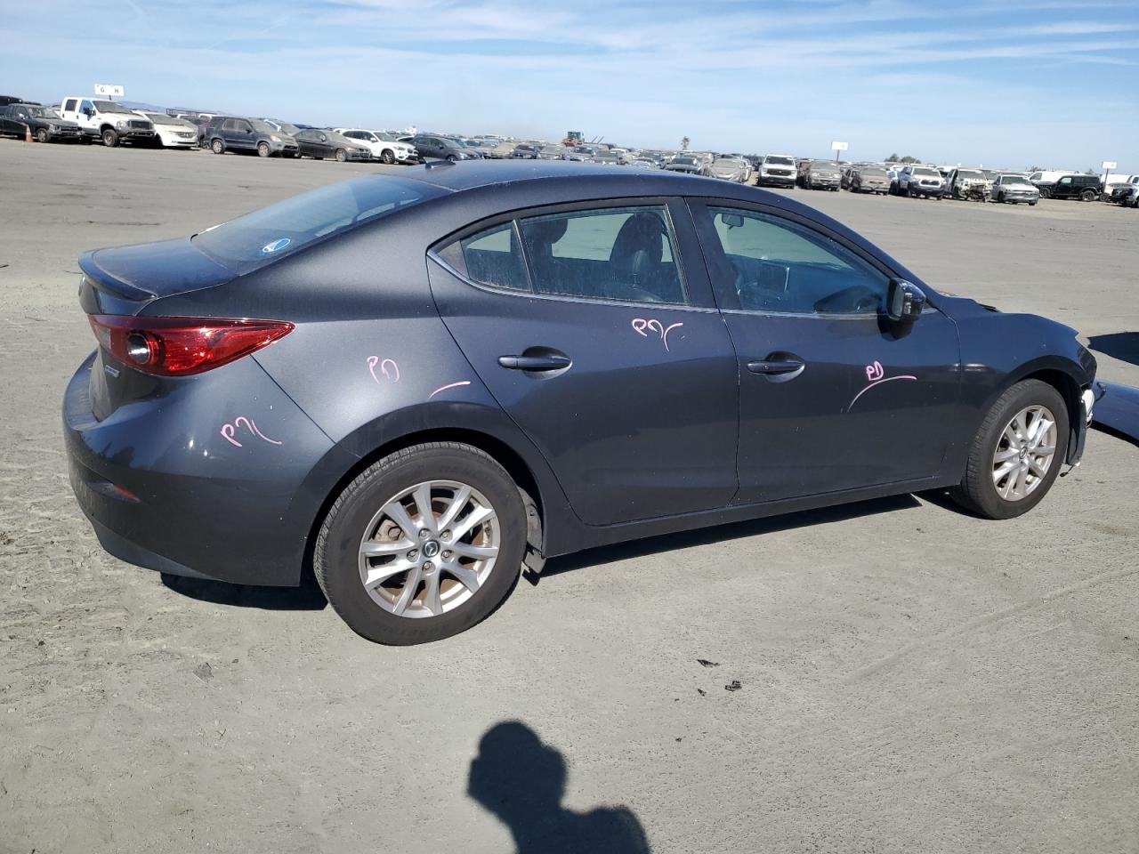 2014 Mazda 3 VIN JM1BM1W70E1130434 Copart auction photo, front end damage thumbnail 3