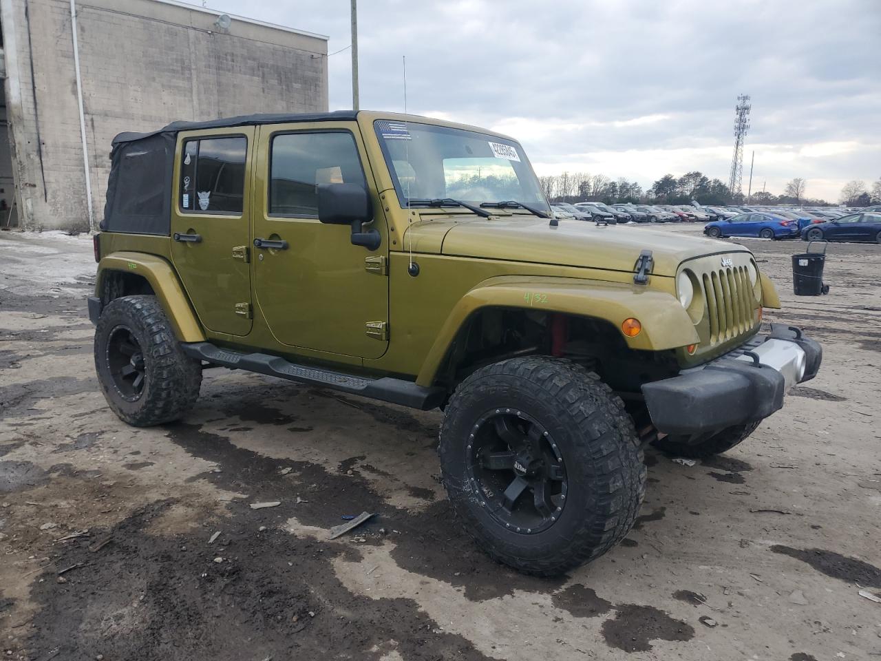 2008 Jeep Wrangler VIN 1J4GA59178L578766 Copart auction photo, burn - engine / minor dent/scratches damage thumbnail 4