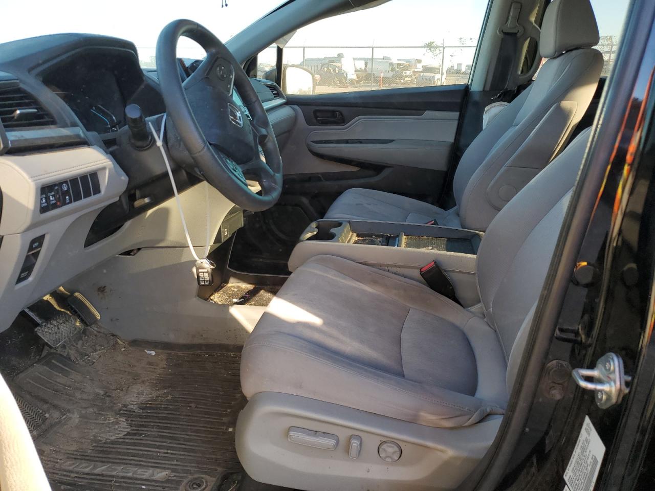 2021 Honda Odyssey VIN 5FNRL6H55MB004277 Copart auction photo, front end / side damage thumbnail 7