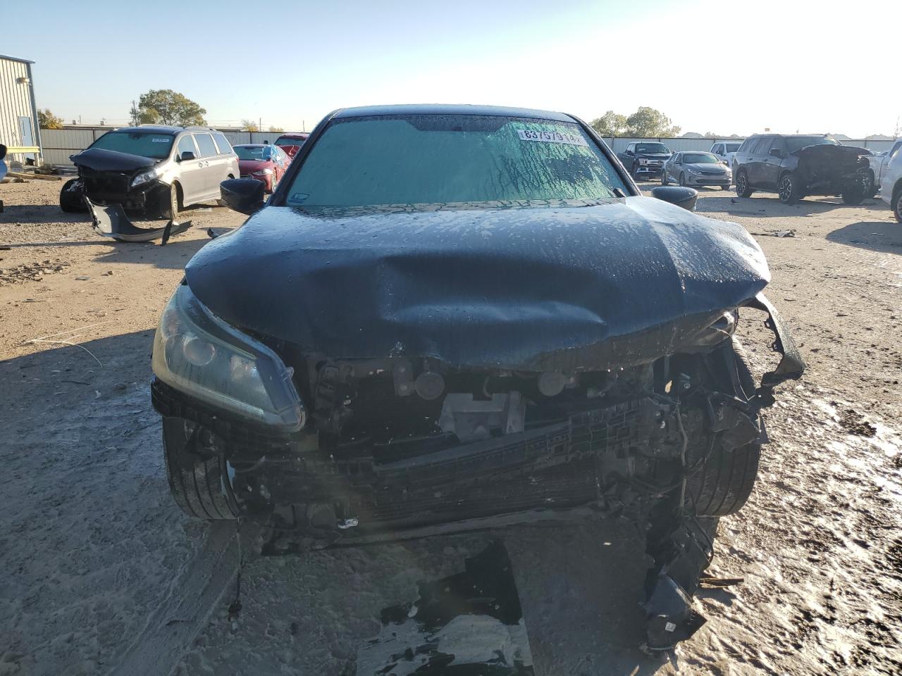 2015 Honda Accord VIN 1HGCR2F59FA258264 Copart auction photo, front end / side damage thumbnail 5