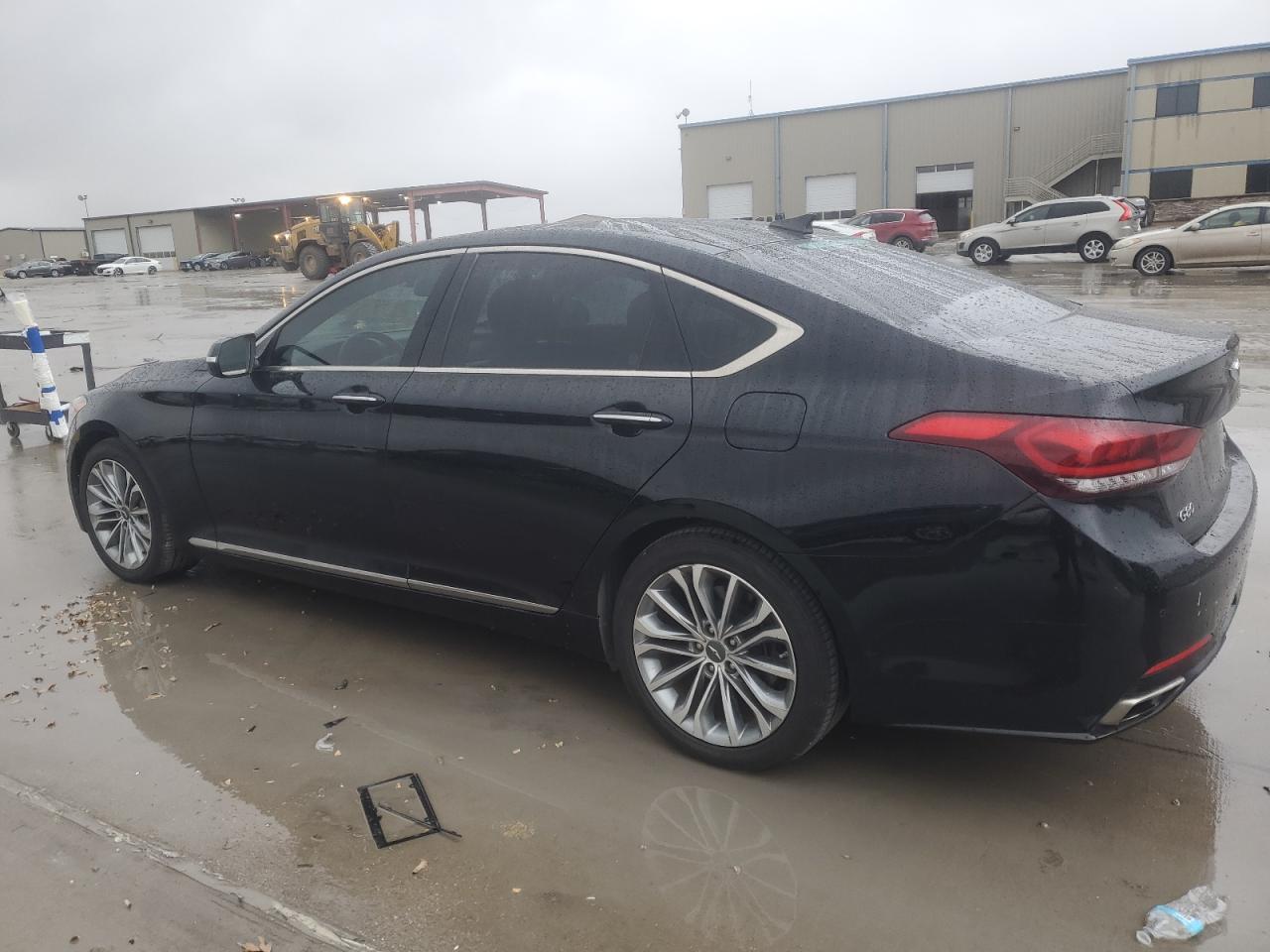 2017 Genesis G80 VIN KMHGN4JE3HU170158 Copart auction photo, side / hail damage thumbnail 2