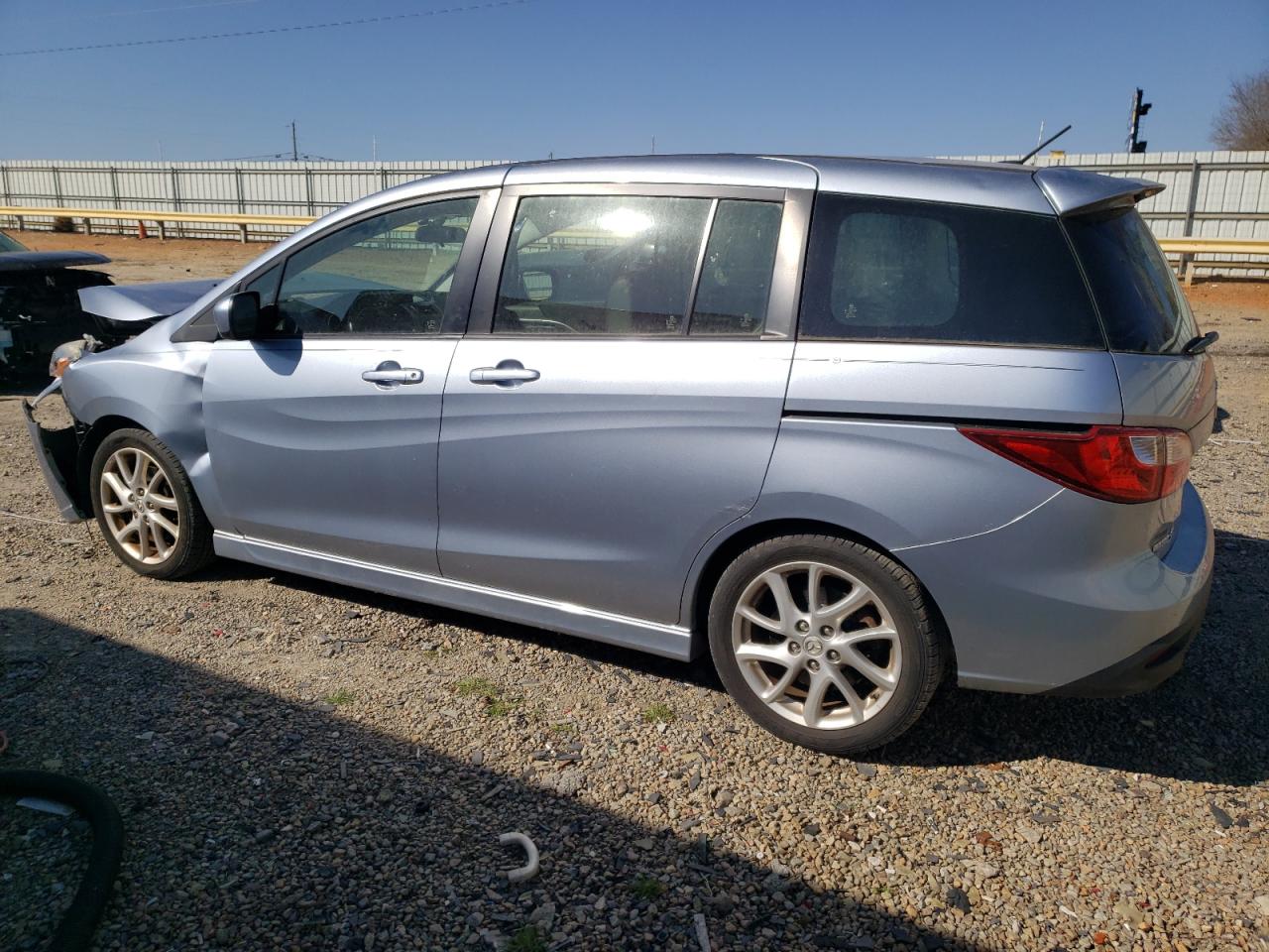 2012 Mazda 5 VIN JM1CW2DL8C0123187 Copart auction photo, frame damage damage thumbnail 2