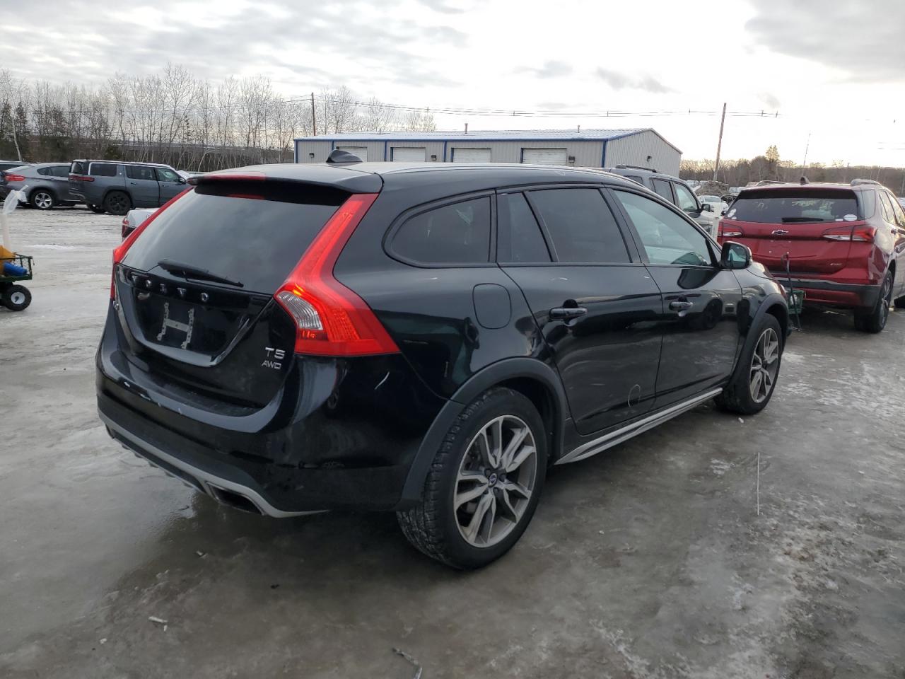 2018 Volvo V60 VIN YV440MWK1J2042505 Copart auction photo, side damage thumbnail 3