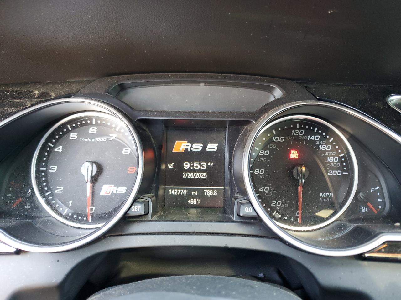 2014 Audi RS5 VIN WUAC6AFR9EA902321 Copart auction photo, front end damage thumbnail 9