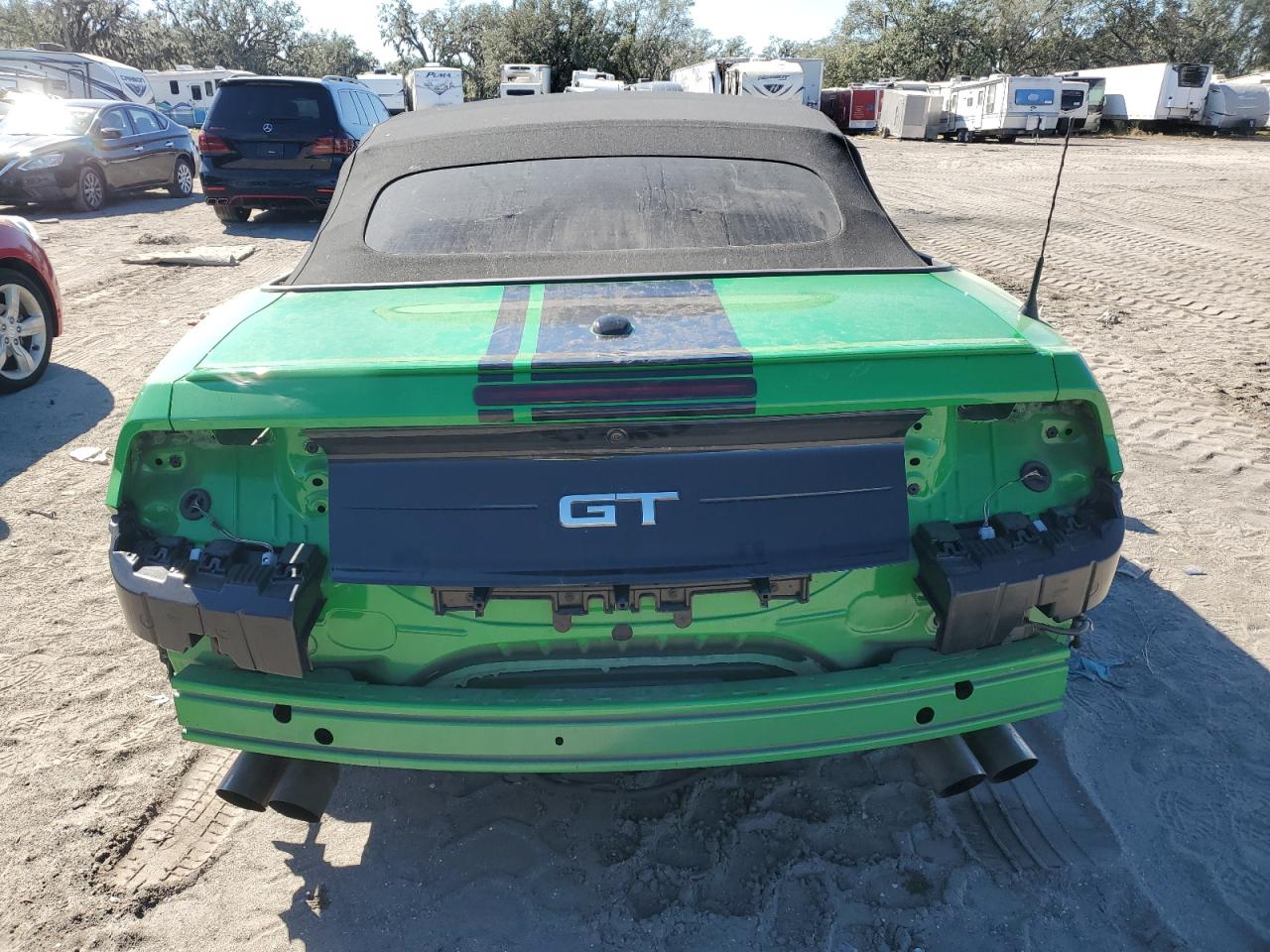 2019 Ford Mustang VIN 1FATP8FF1K5192026 Copart auction photo, side / front end damage thumbnail 6