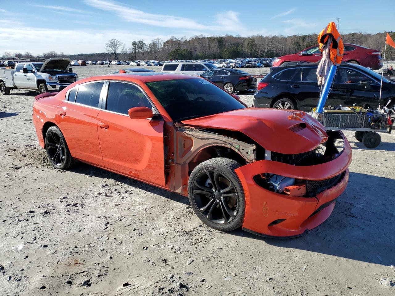 2021 Dodge Charger VIN 2C3CDXHG2MH661448 Copart auction photo, front end damage thumbnail 4
