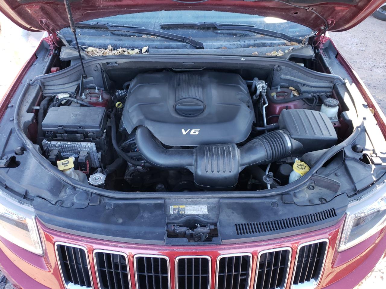 2014 Jeep Grand Cherokee VIN 1C4RJFAG2EC458485 Copart auction photo, side / hail damage thumbnail 14