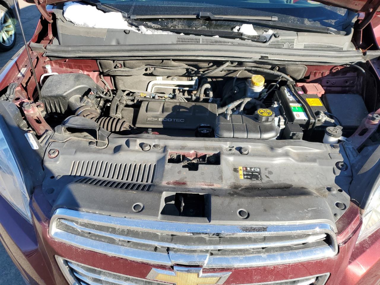 2016 Chevrolet Trax VIN 3GNCJPSBXGL137758 Copart auction photo, rear end damage thumbnail 12
