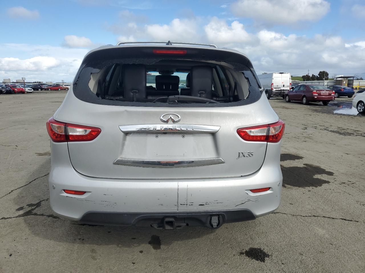 2013 Infiniti JX VIN 5N1AL0MM1DC335874 Copart auction photo, vandalism / all over damage thumbnail 6