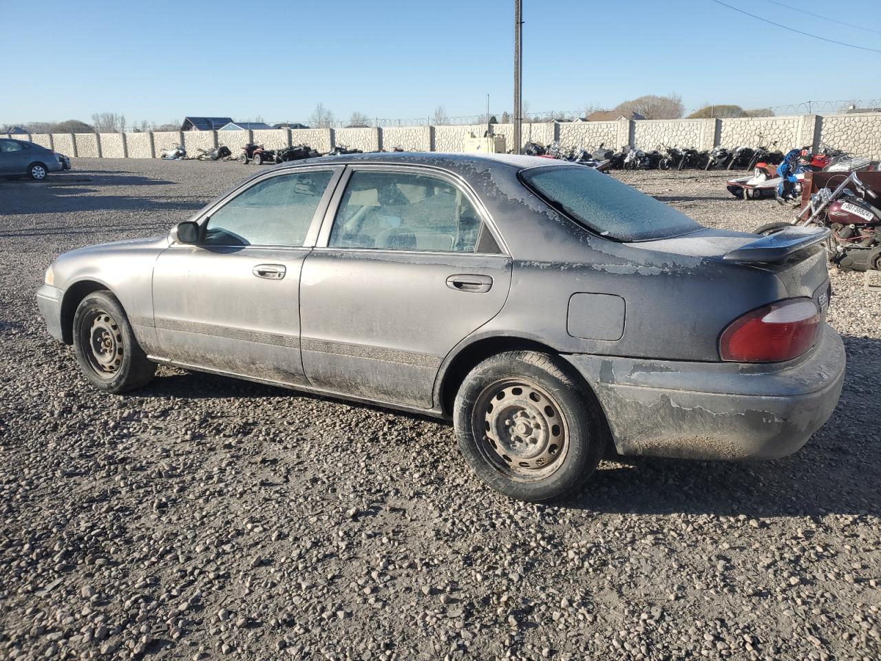 2000 Mazda 626 VIN 1YVGF22D5Y5120152 Copart auction photo, mechanical damage thumbnail 2
